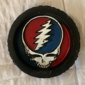 VTG 2005 Grateful Dead Skull Hand Painted Incense Burner /Ashtray